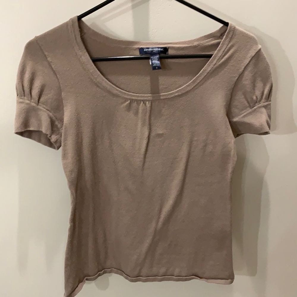 Light Brown Banana Republic Shirt